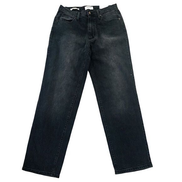 Universal Thread Women Size 8/S 90s Baggy Relaxed Straight High-Rise Black Jeans - Picture 1 of 6